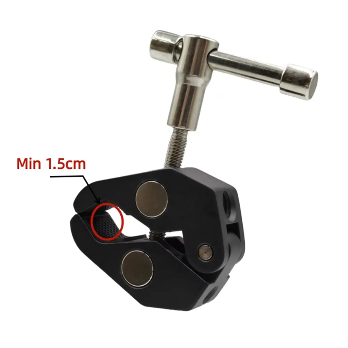 (A03R) Super Clamp with 360° Mini Ball Head Quick Release Clamp Bracket Tripod Mount 1/4 Screw Clip for DSLR Action Camera