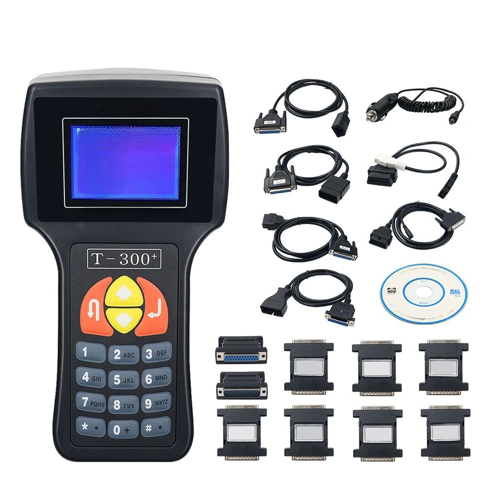 T300 Key Programmer V23.9 English/Spanish Blue Black Key Matcher