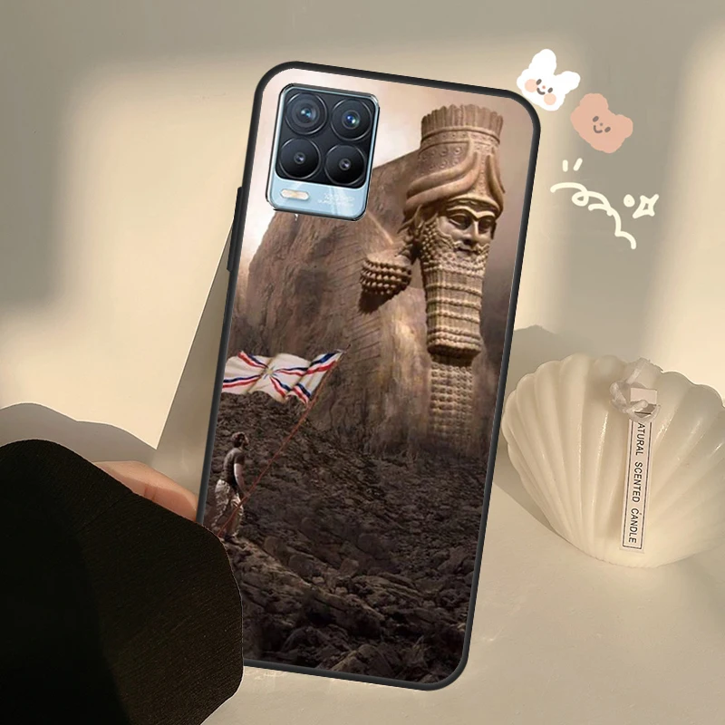 Lamassu Assyrian Winged Bull Case For Realme 9 8 Pro 8i 9i GT Master GT Neo 2 3 Cover For OnePlus 9 Pro 10 Pro Nord2 9R