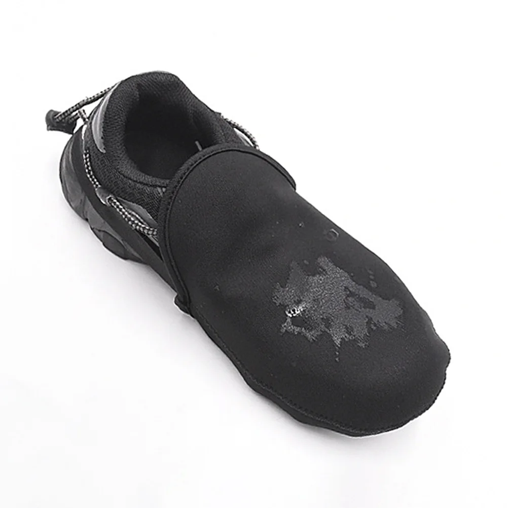 Couvre-chaussures de vélo en néoprène, protège-chaussures d'hiver réglables, couvre-chaussures de vélo, noir, pratique