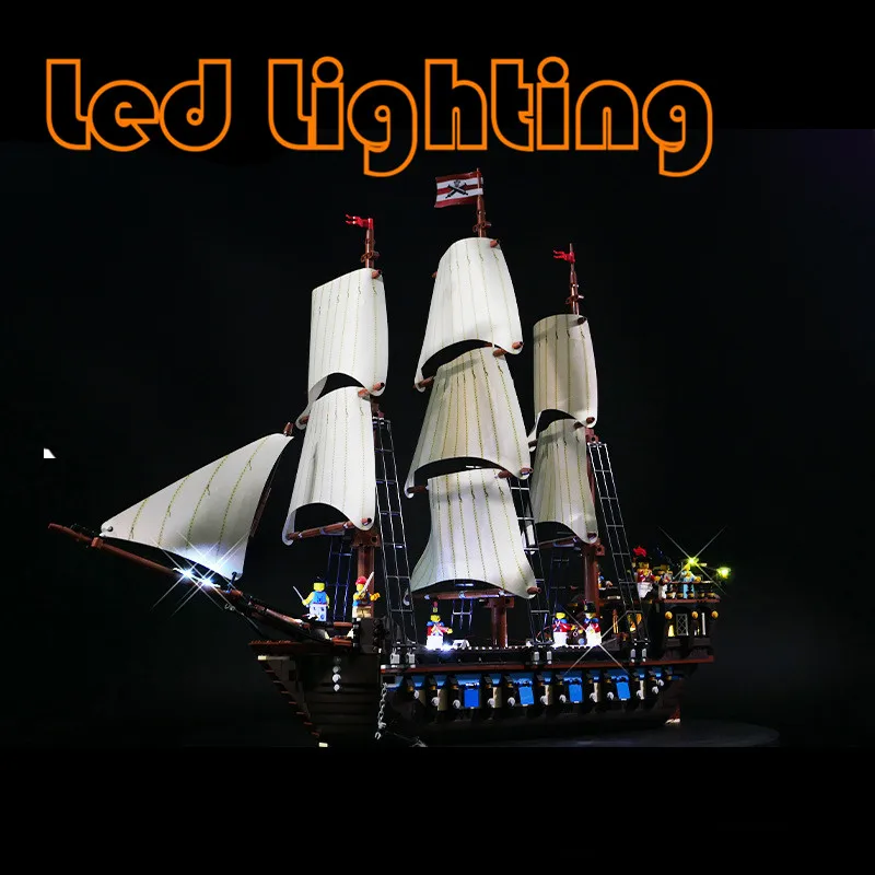 Lighting Set For 10210 22001 Imperial Flagship Boat Ship Not Include Building Block(Only Led Light Kit)