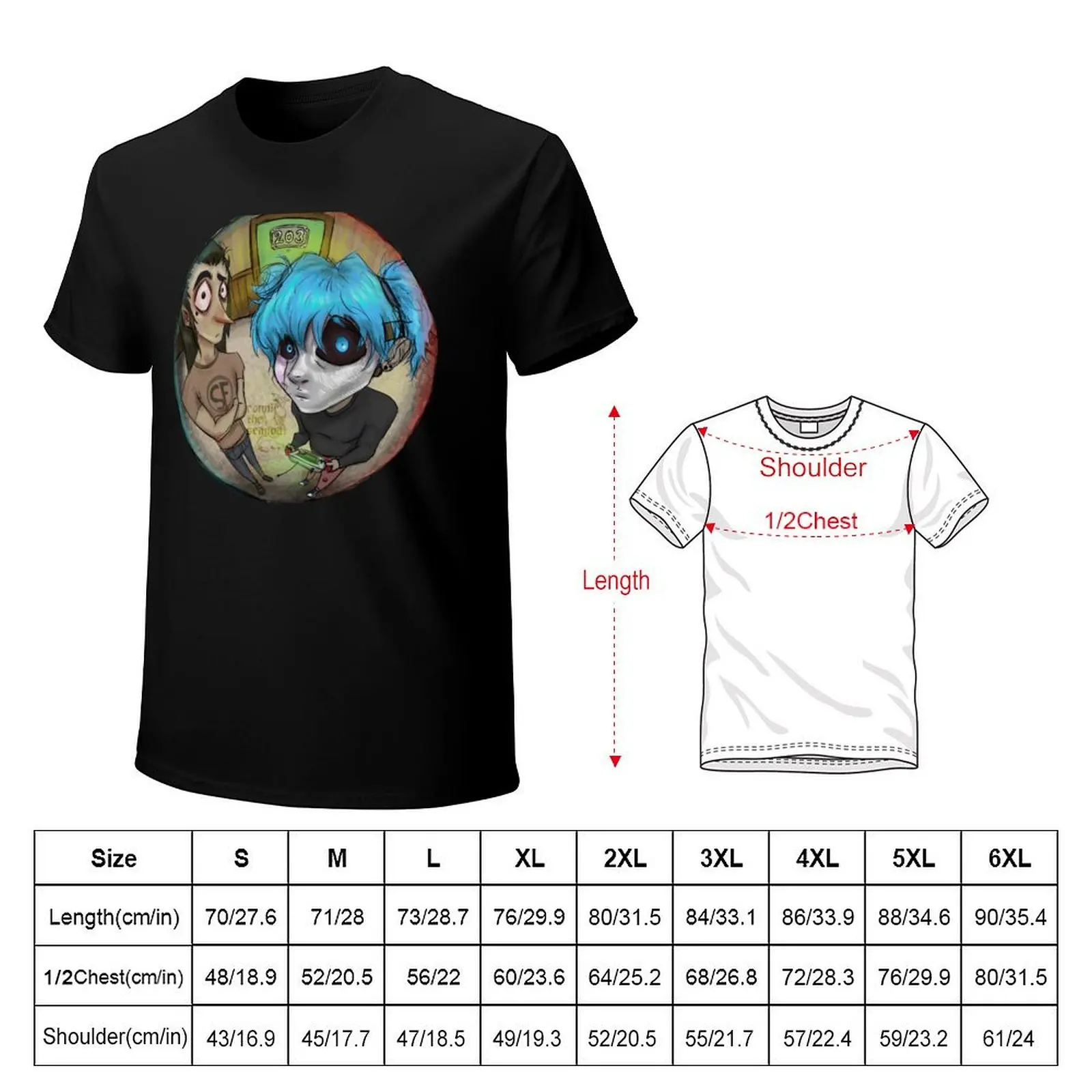 Empty Hallways - Salloween Day 2 T-Shirt Industrial Work Tee Shirt