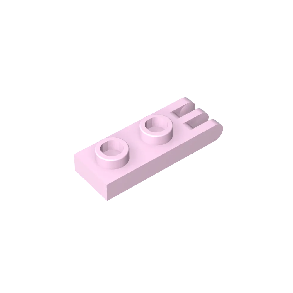 Gobricks GDS-M173 Hinge Plate 1 x 2 with 3 Fingers and Hollow Studs compatible with lego 4275 Assembles Building Blocks