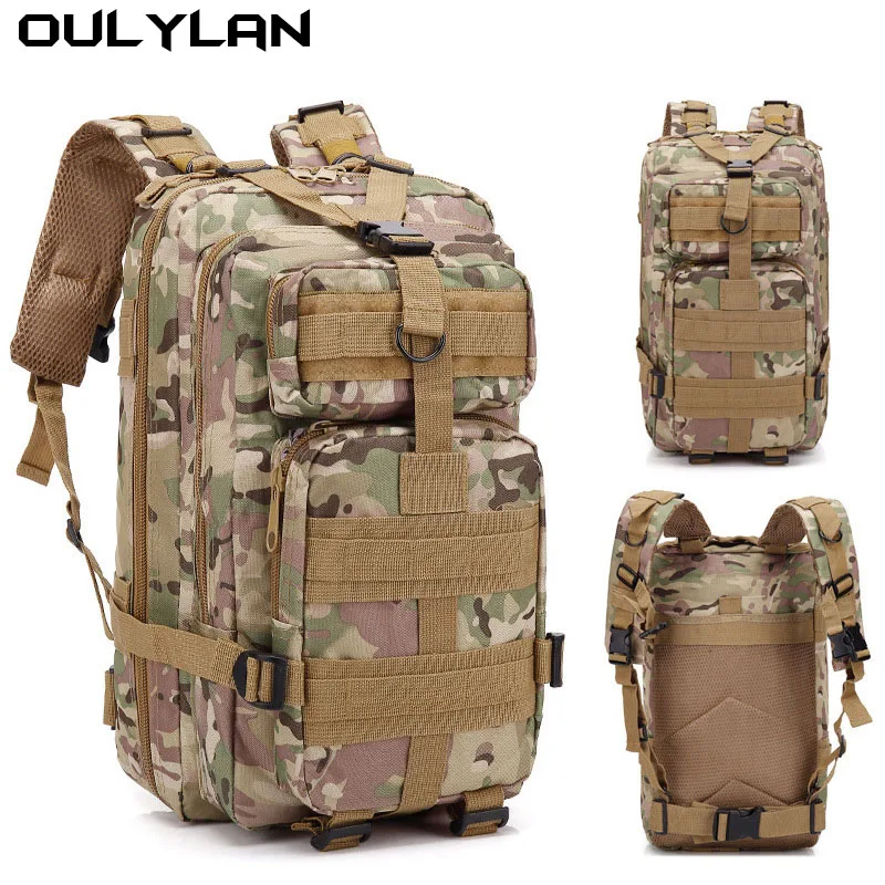 

Oulylan Waterproof Climbing Bags Sports Tactics Hiking Supplies Bag Men 30L Tactical Backpack Large Capacity Travel Rucksack