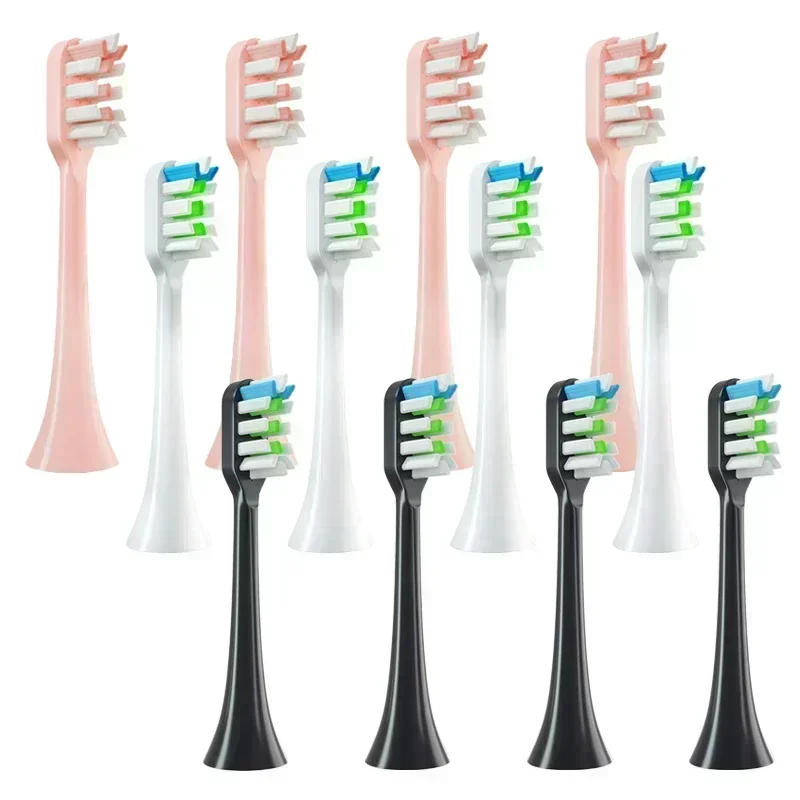 OLOEY 12pcs Replacement Toothbrush Heads For SOOCAS X3/X3U/X5 Sonic Electric Tooth Brush Nozzle Heads Replace Smart Brush Head