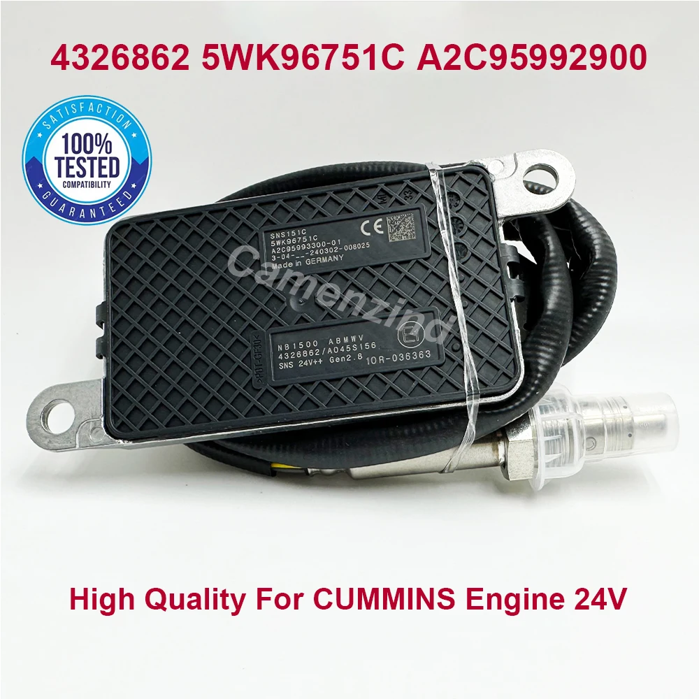 

New 4326862 5WK96751C A2C95992900 4326862RX Truck Nitrogen Oxide Sensor NOX Sensor For CUMMINSS Engine 24V 1 Year Warranty