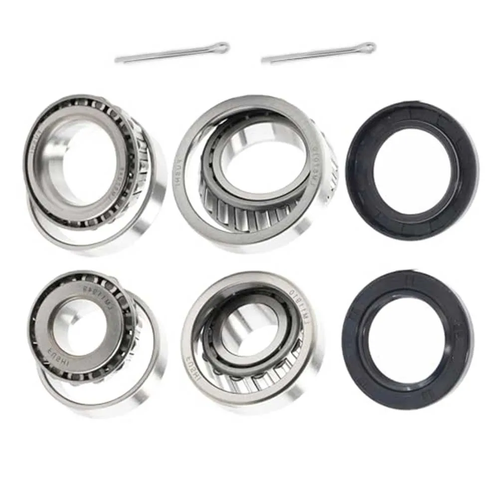 Trailer Axle Bearing Kit Compatible with For 1-For 1/4 in and 3/4 in Axles Precision Engineered for Reliability