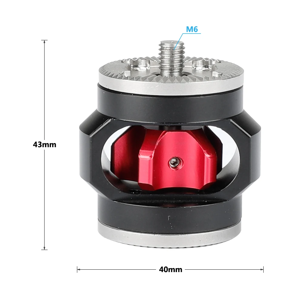 HDRig ARRI Rosette Extension Mount Adapter with M6 Screw & Female Thread For DSLR Camera Shoulder Handgrip Filmmaker Rig