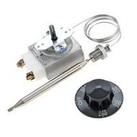 Válvula termostato 200-400F Interruptor de perilla de control RX-1-36 60125401   para freidora Pitco 60124501   Imperial 1175 Robertshaw 1/4"" MNPT