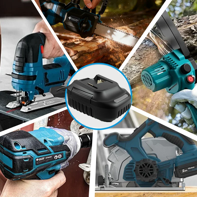 Battery Charger Suitable for Makita 18V 21V Li-ion Battery Pin Portable Fast Charger Replacement EU Plug US Plug