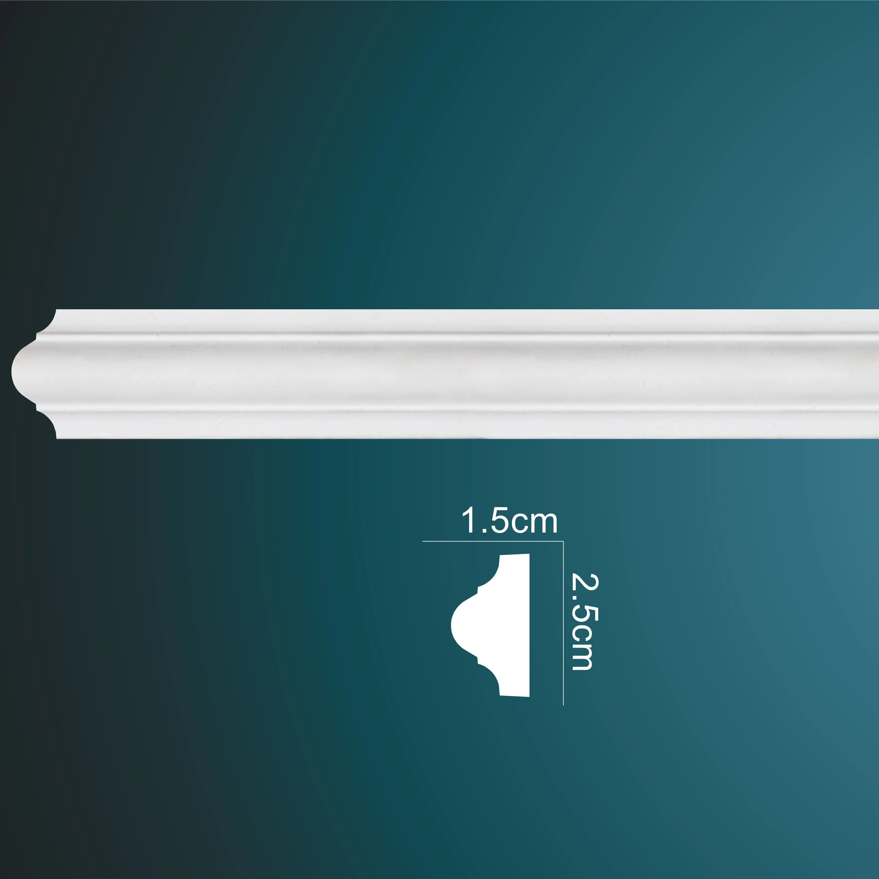 Chinese Manufacturer High Quality European Style PU Architectural Cornic Moulding Inerior Decorative Moulding