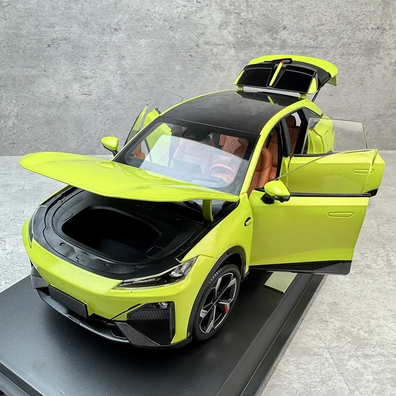 1:18 Originele Fabriek voor Deep Blue S7 Automodel Nieuwe Energie Legering Simulatie Automodel Decoratie Cadeau