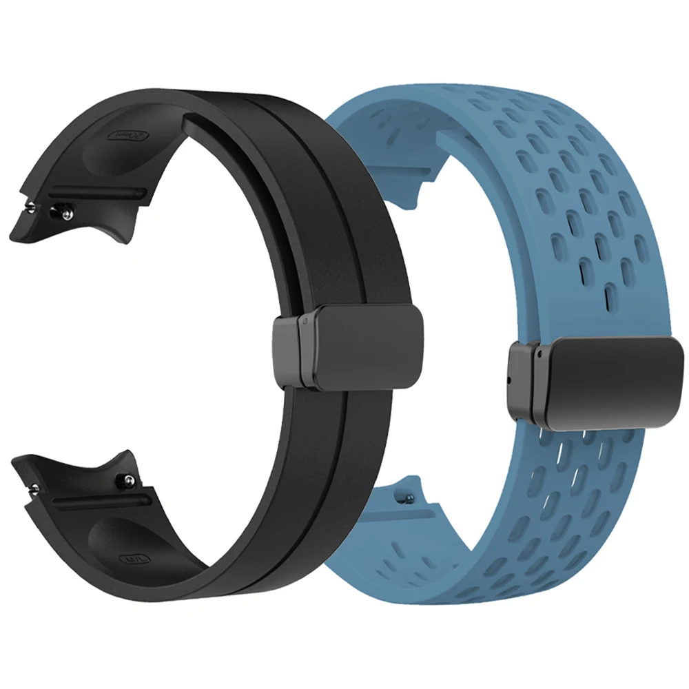 20 mm Silikonarmband für Samsung Galaxy Watch 7 6/5 Pro 45 mm/4 40 mm 44 mm Watch 4/6 Classic 43 47 mm Band ohne Lücken Ersatzarmband