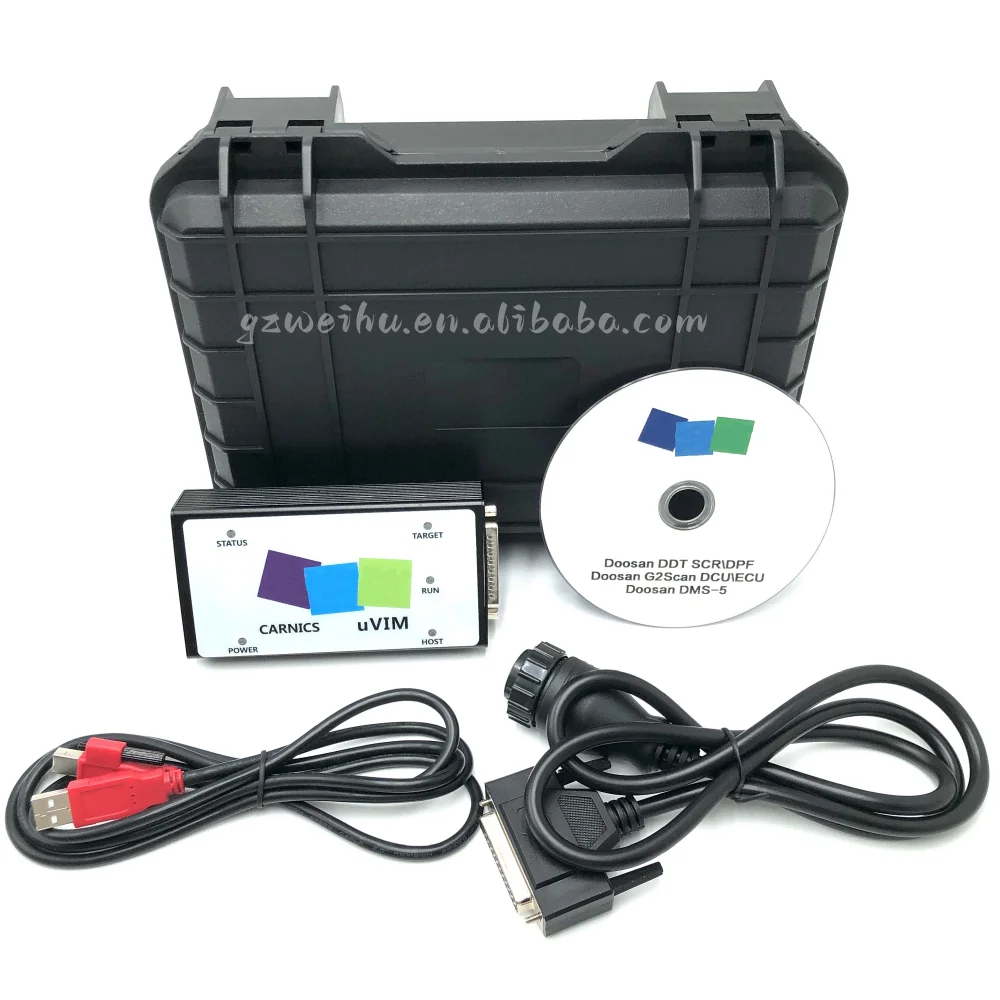 أداة تشخيص حفارة دوسان DDT SCR DPF G2 مسح DCU ECU DMS-5 الأجهزة + إصدار البرمجيات 1.6.3