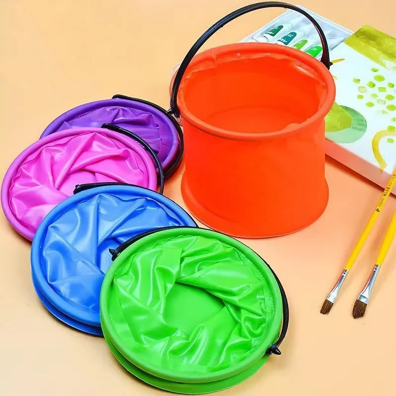 Beach Sand Toy Play Bucket Toy pieghevole secchio pieghevole attrezzo da giardinaggio Outdoor Sand Pool Play Tool Toy Kids Summer Favor