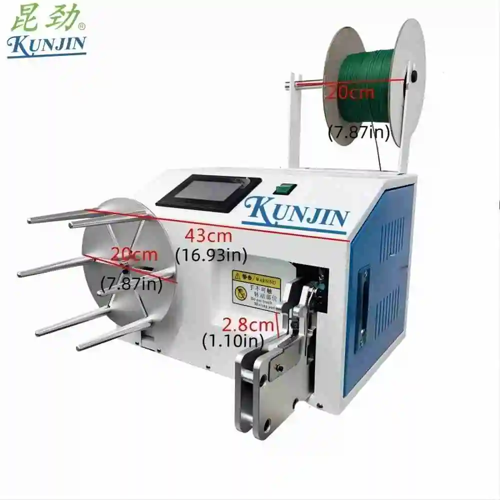 ZK530 Cable Wire Coil Winding / Automatic Cable Bundle Machine / Twist Tie Machine