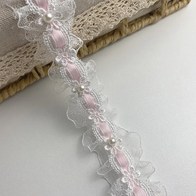 Accesorios de encaje Lolita, falda DIY hecha a mano, cinta para ropa de bebé, paquete de dolor, juego de tarjetas, correa decorativa