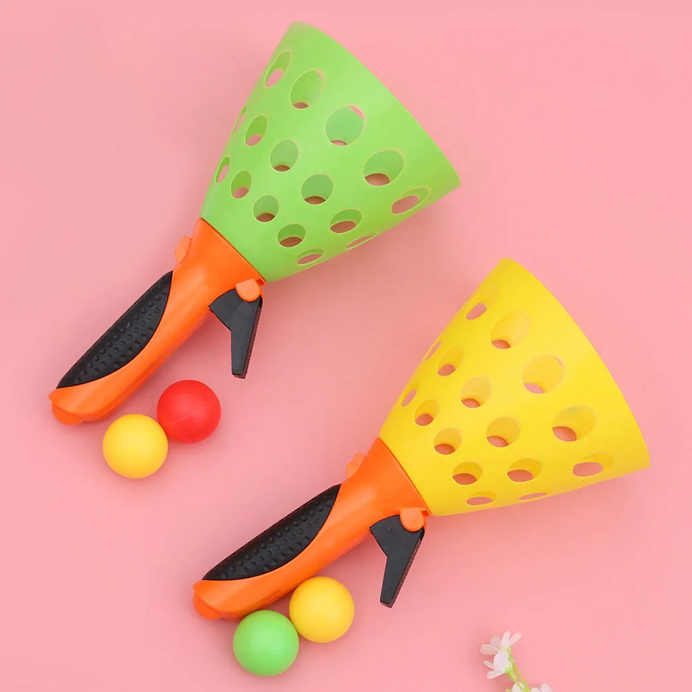 

Bouncing Toss Chuck Set 3 Pairs Catch Balls Plastic Outdoor Chuck Ball Toy Family Game Toy Toss Ball Child Play