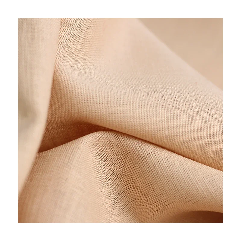 Redraspberry Pure Colour Flax Linen Fabric Garment Materials Spring Women Dress Coat Suits Pants DIY Sewing Cloth Fresshipping