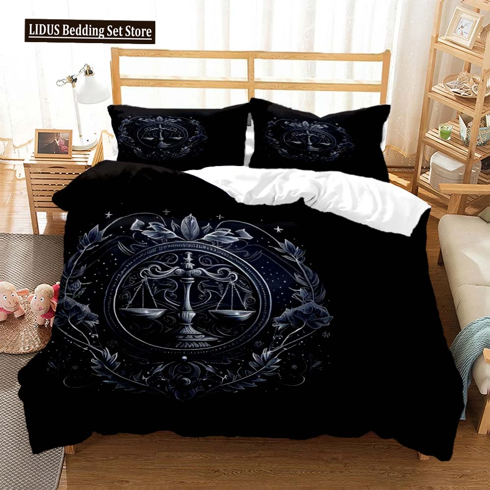 

Constellation Personalized Print Quilt Cover Soft And Comfortable Comforter Bedding Sets Complete Size Customizable