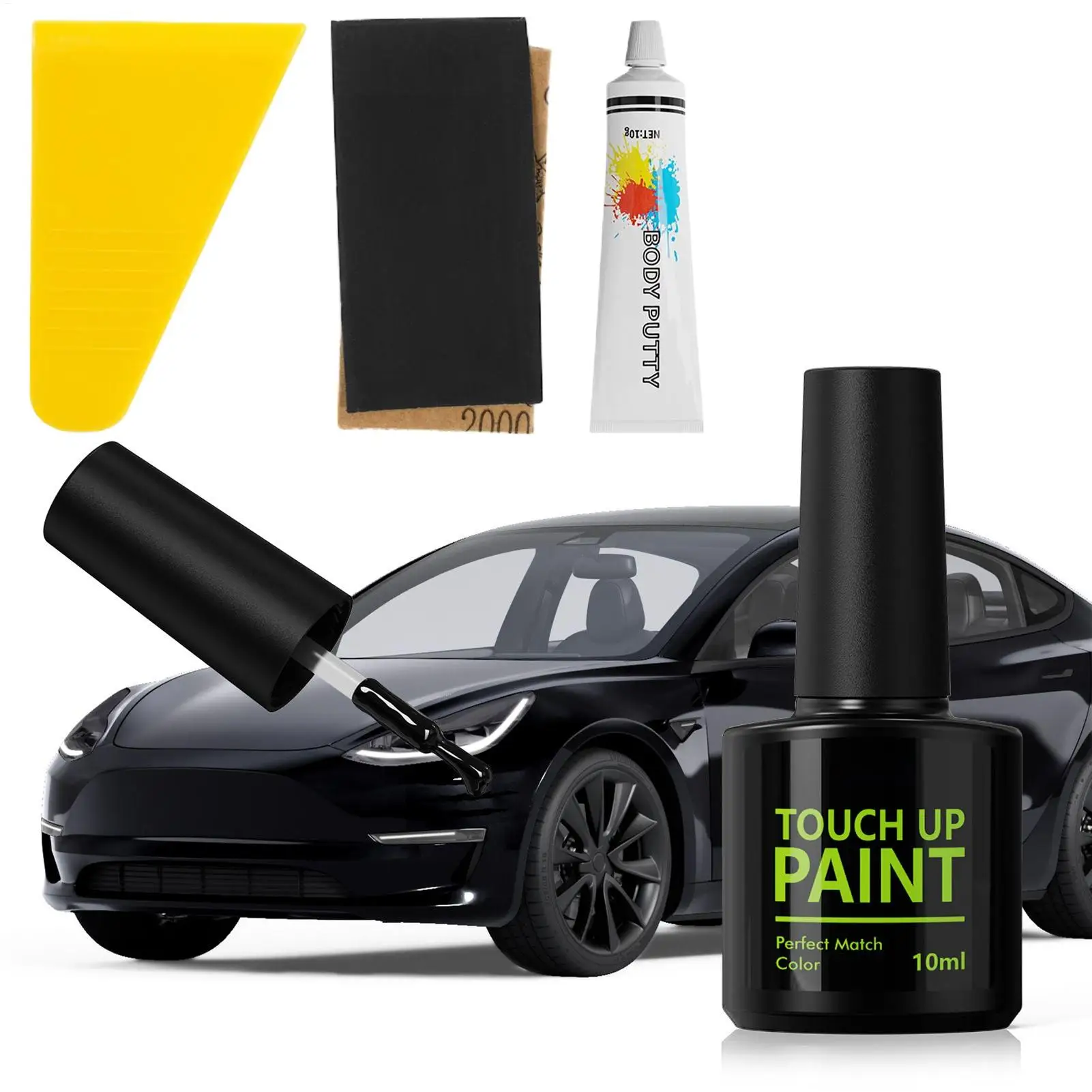 For Tesla Model Y/3 Touch Up Paint Pen For Cars Safe UV Protection Professional Remover Car Touch Up Pen For Interior Exterior