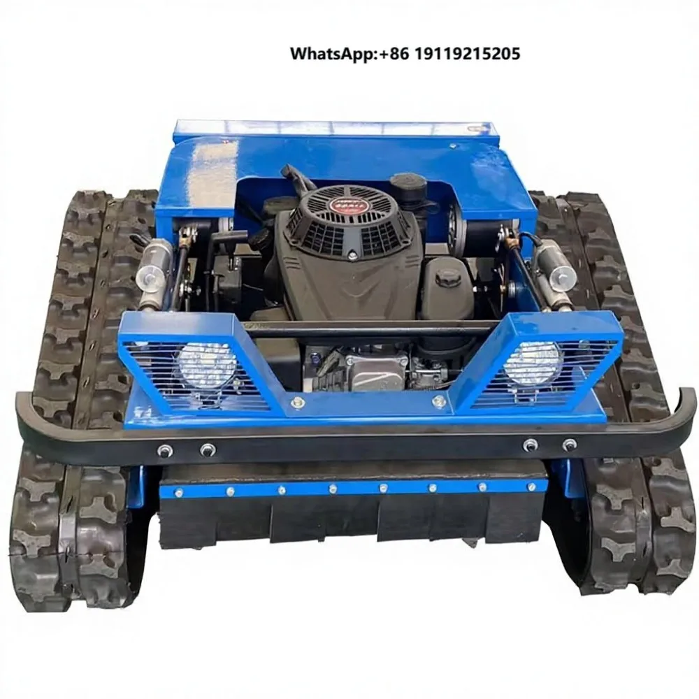 New Remote-Controlled Crawler-Type Lawn Mower Engine Fully Automatic Orchard Clearing Weeding Agricultural Garden