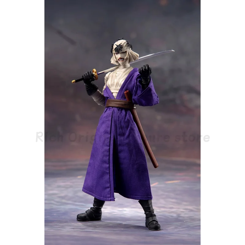 【Op voorraad】Originele Echt Dasin/Great Toys/GT Rurouni Shishi Yuma Anime 1/12 Action Figure Model Speelgoed Ornamenten
