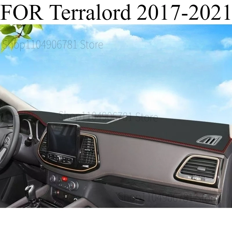 

FOR Terralord 2017-2021 Car Dash Mat Dashmat Dashboard Mat Cover Sun Shade Dash Board Cover Carpet Accessories