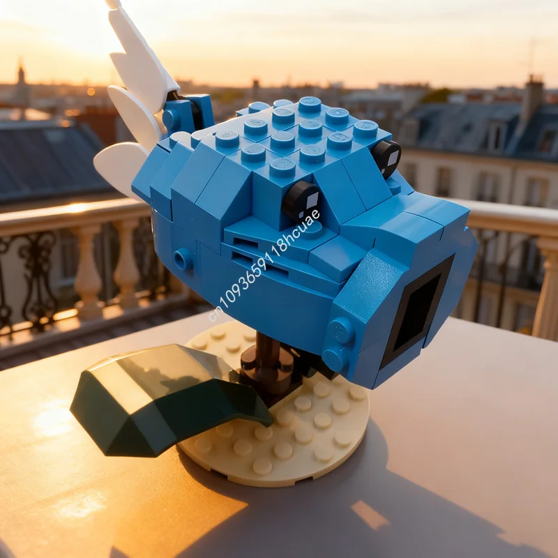 

110pcs MOC PvZ Snow Pea Botanicalsed Model Building Blocks Christmas Gifts Construction DIY Toy Creative Idea Kids Birthday