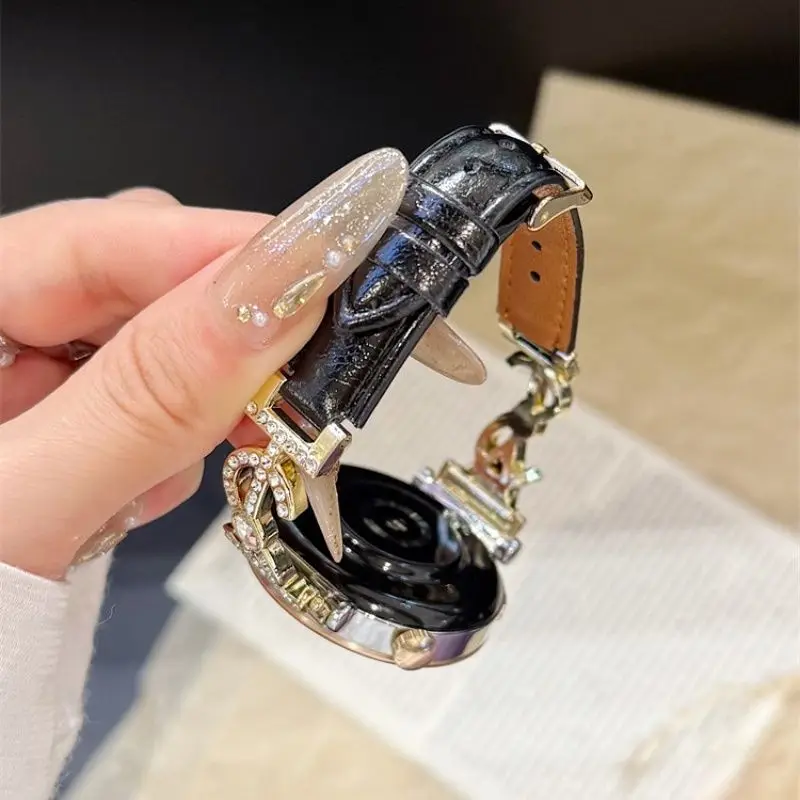 Нишевый S-образный ремешок со стразами подходит для ремешков Huawei GT5/GT5 Pro/GT4/GT2/3/4 22 мм/20 мм/18 мм.