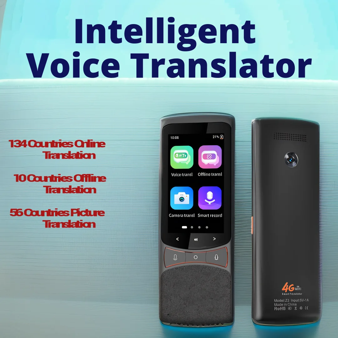 4G Photo Translator Z3 Intelligent Voice Translator, Recording Translator WIFI Translation