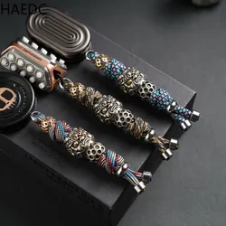 HAEDC Handmade Woven Paracord Keychain Pendant Bag Accessories Pendant DIY Brand EDC Pendant