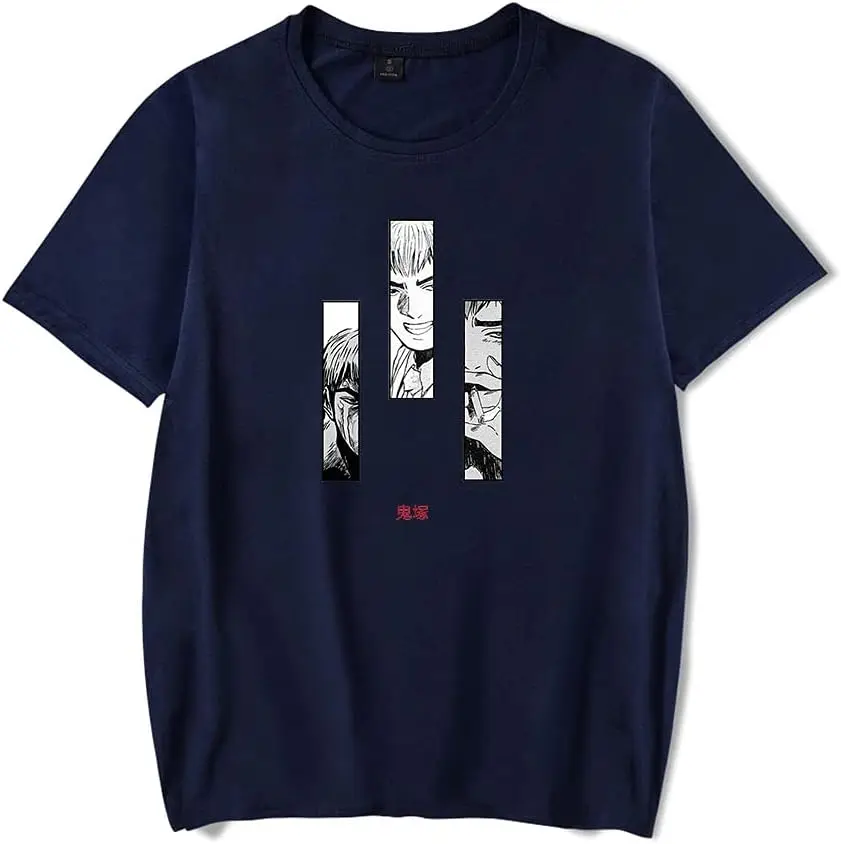 

New GTO Great Teacher Onizuka Anime T-Shirt Merch Casual Short Sleeved T Shirt Unisex Tee