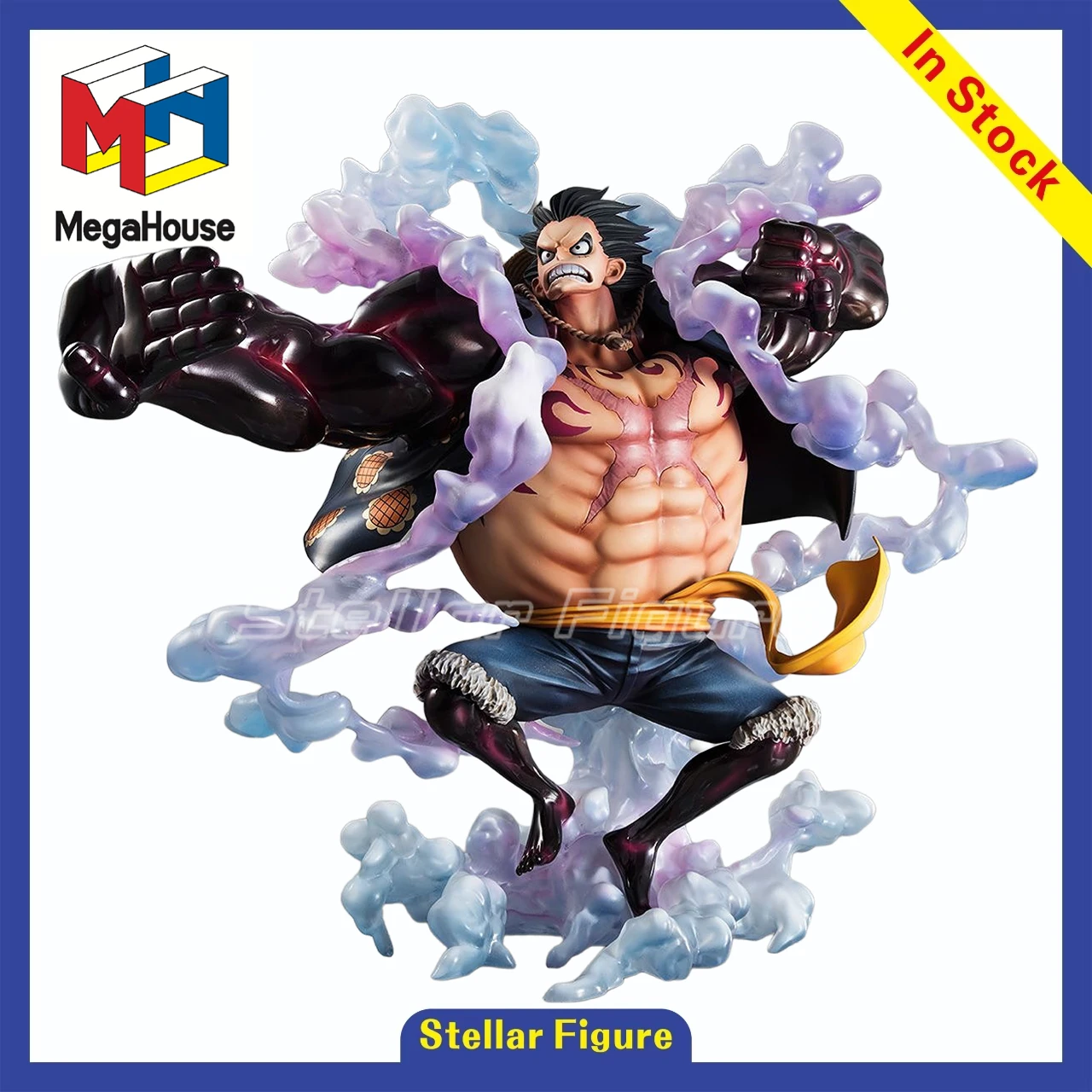 

【SF】In Stock MegaHouse Portrait of Pirates SA-MAXIMUM ONE PIECE Monkey D. Luffy 1/8 Scale Figures Model Collection Gift