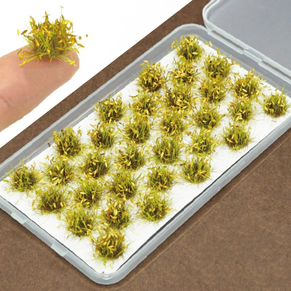 Sharp Leafed Grass Clusters Model Simulation Artificial Grass Miniature Grass Bushes Resin Model Making Small Grass Model