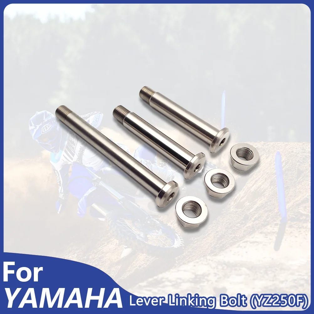 

OTOM 2024 Motorcycle Swingarm Linkage Bolt Kit High-Strength Steel Pin Shaft Nut Set For YAMAHA WR250F YZ450F 2015-2024