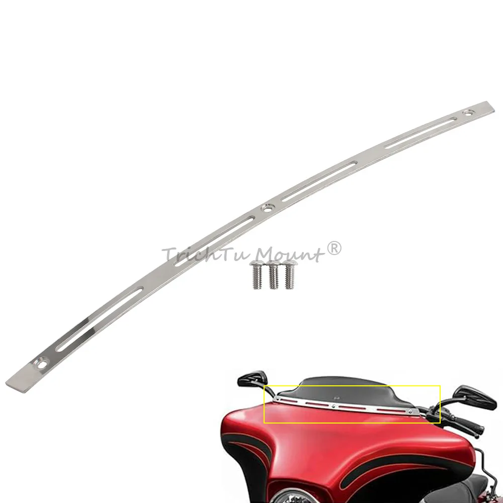 Motorcycle Batwing Fairing Windshield Windscreen Trim For Harley Touring Electra Street Glide Trike FLHT FLHX FLHTC 1996-2013