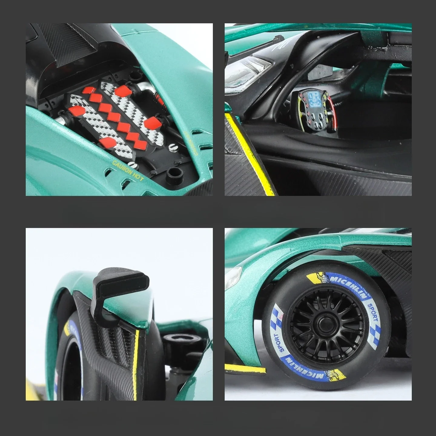 1:24 فالكيري سباق السيارات سبيكة معدنية دييكاست سيارة لعبة مجسمة الصوت والضوء ألعاب السيارات لصبي الأطفال الهدايا