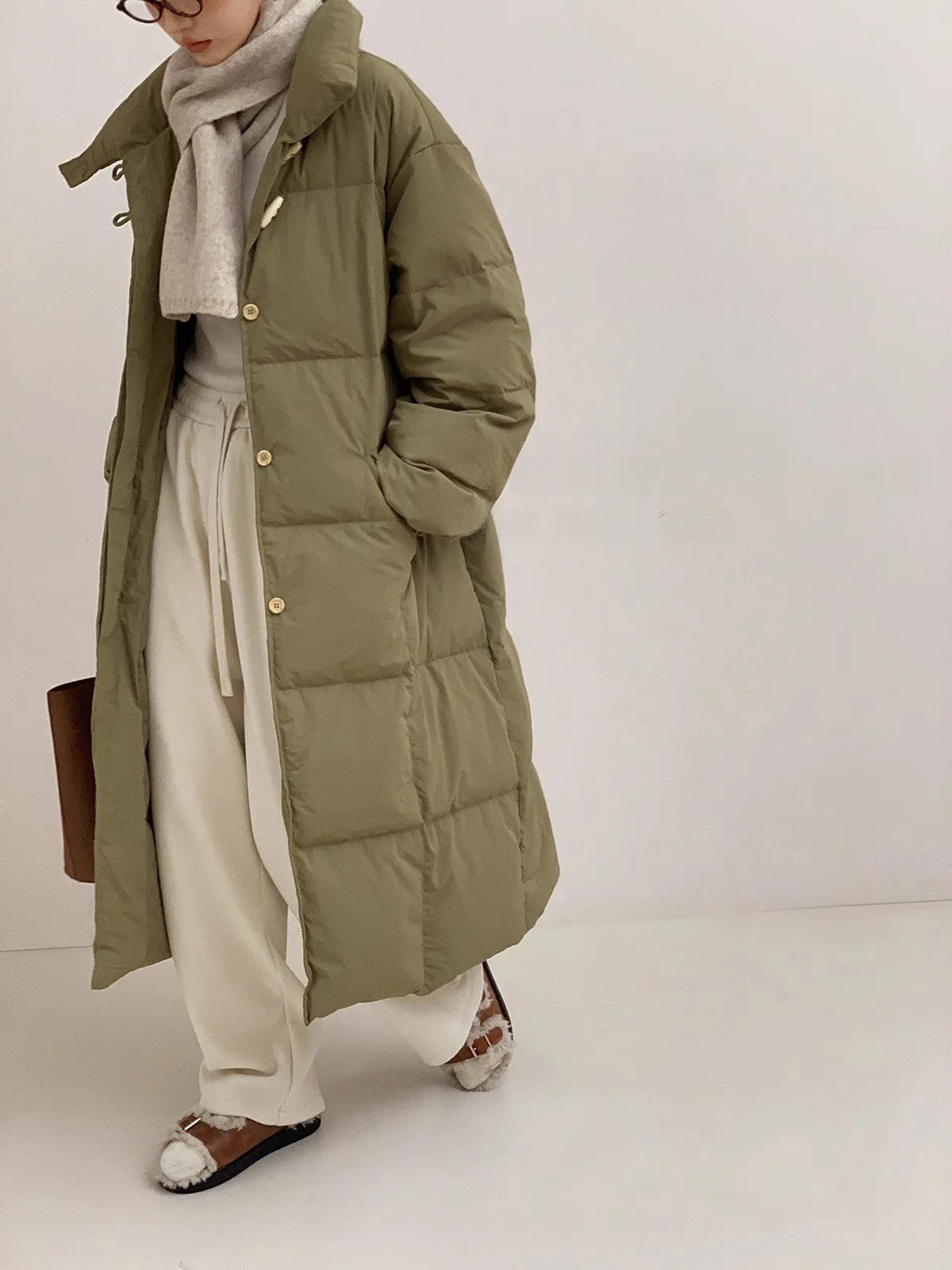 

Теплое зимнее длинное пальто Wed, женское пальто Du down Jaet на пуговицах, верхняя одежда с воротником-стойкой и воротником-стойкой из белого цвета Du