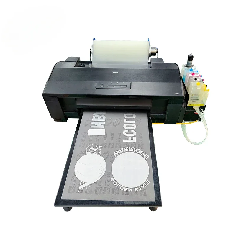 White Ink Roll To Roll A3 DTF Printer T-shirt Printing Machine For Epson for L1800 dtf printer