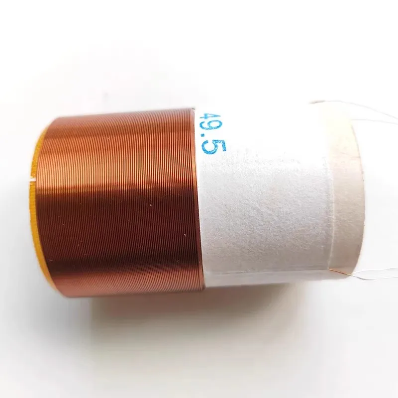 GHXAMP Subwoofer da 49,5 mm Altoparlante Bobina vocale in fibra di vetro Bobina di uscita a 4 vie 4ohm doppia linea 4 strati avvolgimento auto 1 pezzo