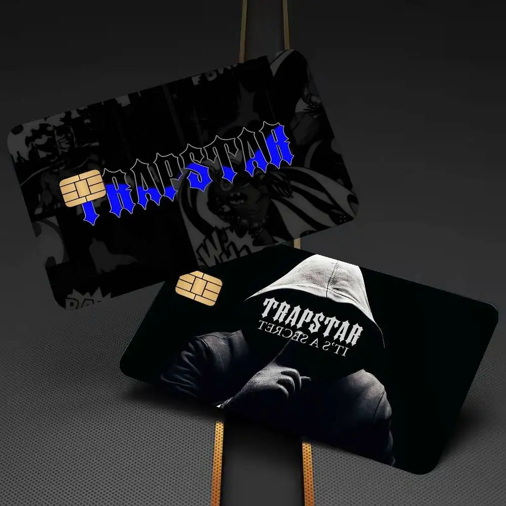 Fashion T-Trapstares Logo Anime Spend Or Save Shell On Off Ultra Thin No Fade Sticker Skin Cover Film For Debit Credit Card