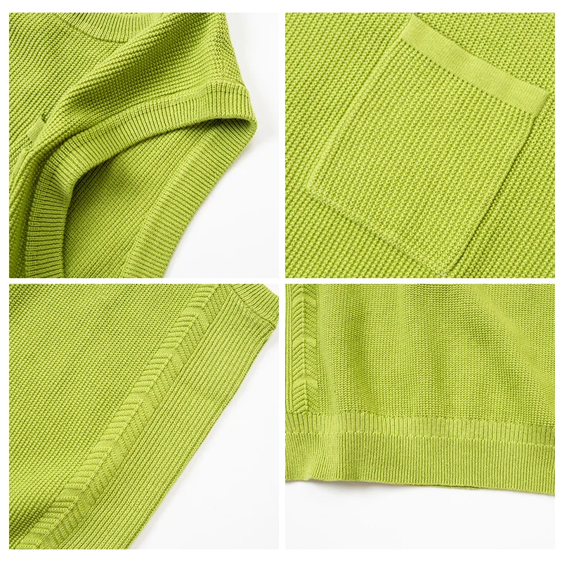 Cotton knit waistcoat casual day couple sweater vest