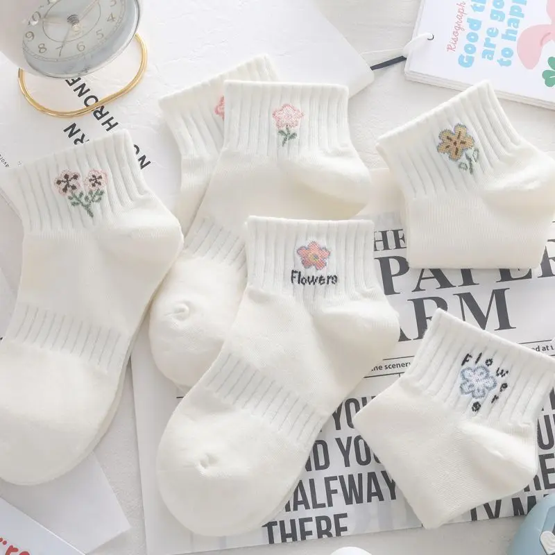 

Short Socks Original Socks Ins Trendy Sweet Versatile Korean Version Cute Student Cartoon Shallow Mouth Short Socks Female