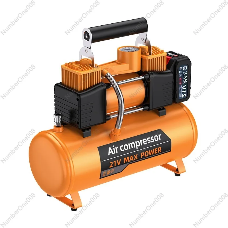 

6л 12 В портативный воздушный компрессор бытовой литиевый аккумулятор деревообработка аккумулятор высокого давления автомобильный мощный воздушный насос