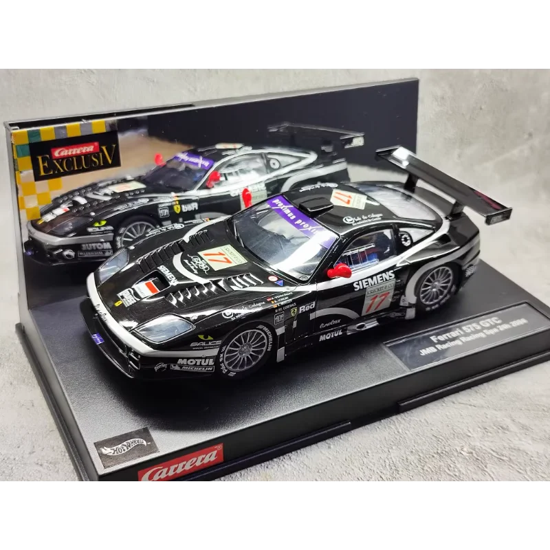 

Diecast 1/24 Scale Track Racing Car Ferrari 575 GTC 2004 Track Racing Alloy Car Model Collectible Toy Gift Souvenir Display