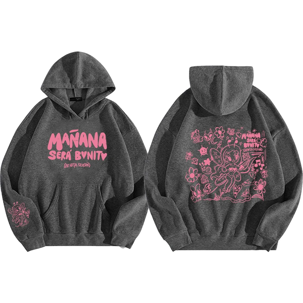 2023 gorący Karol G Bichota bluza z kapturem mężczyzna kobieta odzież Streetwear w stylu hip-hop sweter z długim rękawem odzież Unisex