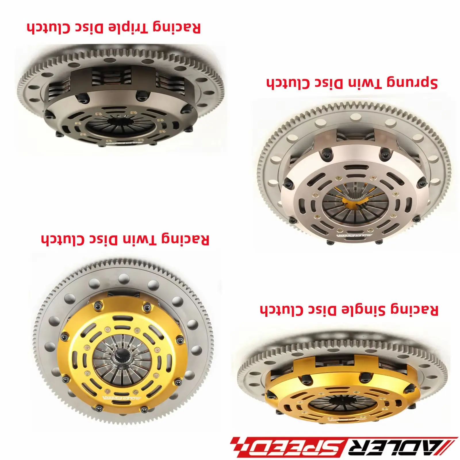 

ADLERSPEED Racing /Sprung Clutch Twin/ Triple Disc/SINGLE DISC Kit For Acura CSX TSX RSX TYPE-S Honda Civic Si K20 K24 K-series