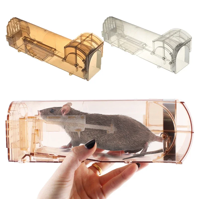 

Home Automatic Mousetrap Rat Plastic Mouse Trap Rodent Exterminator Environmental Safety Mouse Cage Non-toxic Live Mouse Trap