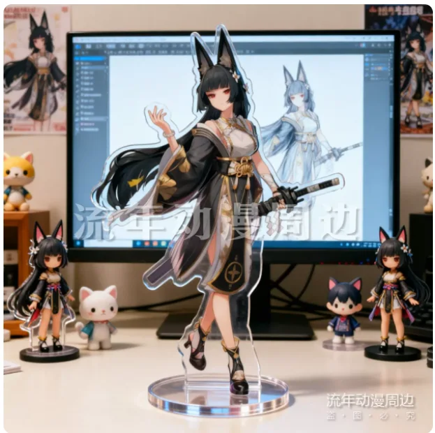 Figura de Acrílico Hoshimi Miyabi de 10cm do Anime Zenless Zone Zero, Modelo de Coleção para Decoração de Mesa, Presentes SCG
